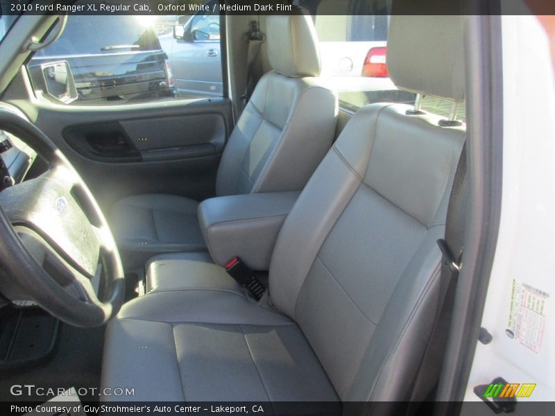 Oxford White / Medium Dark Flint 2010 Ford Ranger XL Regular Cab