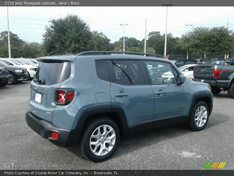 Anvil / Black 2018 Jeep Renegade Latitude