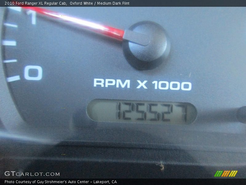 Oxford White / Medium Dark Flint 2010 Ford Ranger XL Regular Cab