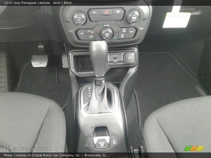 Anvil / Black 2018 Jeep Renegade Latitude