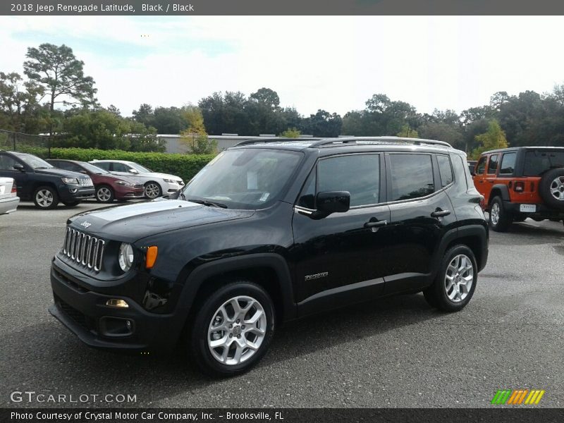 Black / Black 2018 Jeep Renegade Latitude