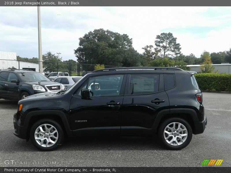 Black / Black 2018 Jeep Renegade Latitude