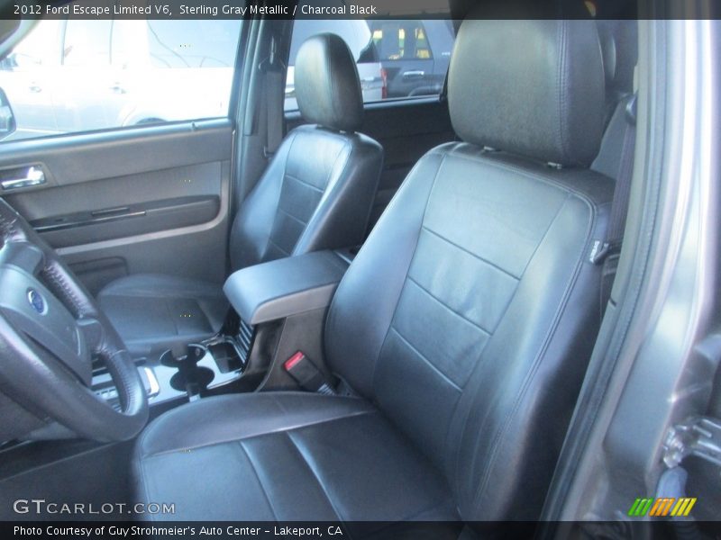 Sterling Gray Metallic / Charcoal Black 2012 Ford Escape Limited V6