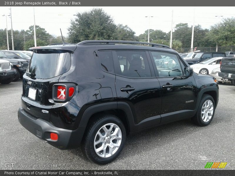 Black / Black 2018 Jeep Renegade Latitude