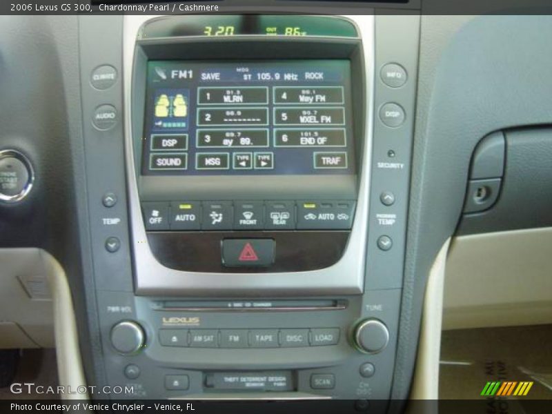 Chardonnay Pearl / Cashmere 2006 Lexus GS 300
