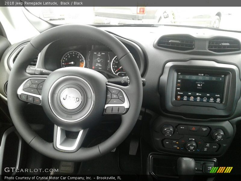 Black / Black 2018 Jeep Renegade Latitude