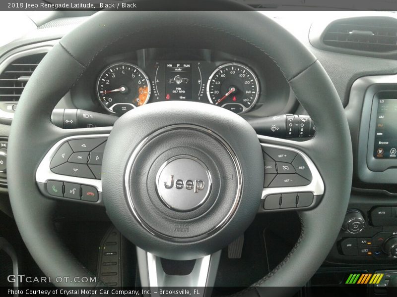 Black / Black 2018 Jeep Renegade Latitude