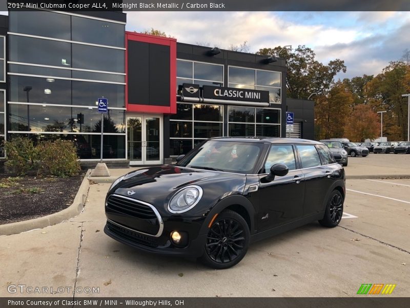 Midnight Black Metallic / Carbon Black 2017 Mini Clubman Cooper ALL4