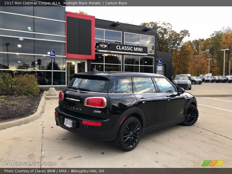 Midnight Black Metallic / Carbon Black 2017 Mini Clubman Cooper ALL4
