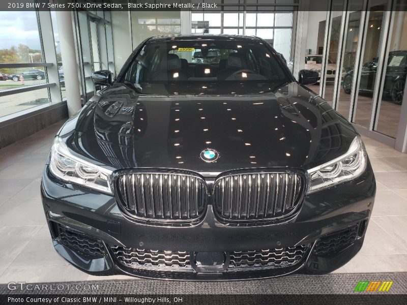 Black Sapphire Metallic / Black 2019 BMW 7 Series 750i xDrive Sedan