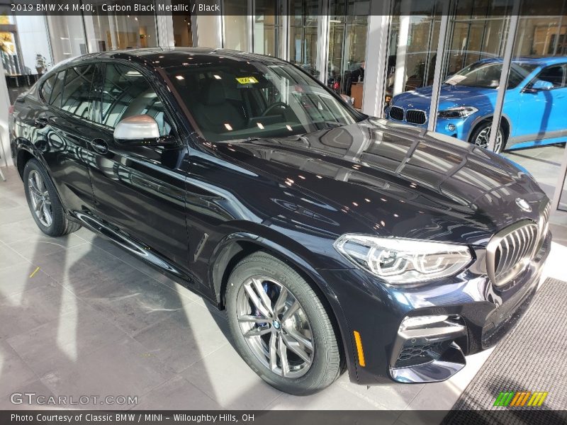 Carbon Black Metallic / Black 2019 BMW X4 M40i