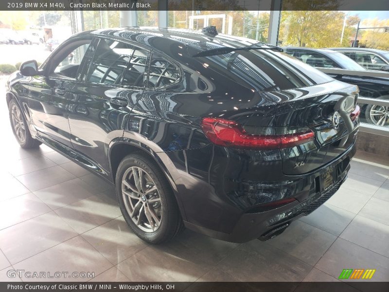 Carbon Black Metallic / Black 2019 BMW X4 M40i