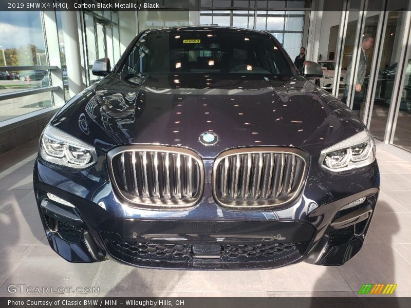 Carbon Black Metallic / Black 2019 BMW X4 M40i