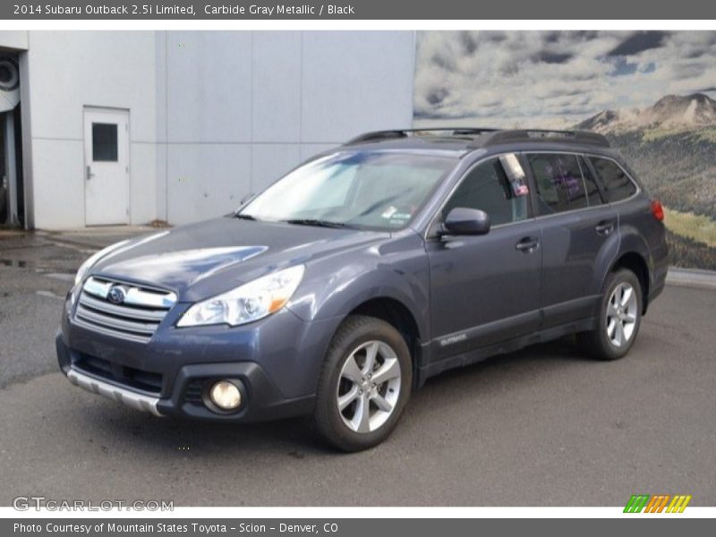 Carbide Gray Metallic / Black 2014 Subaru Outback 2.5i Limited