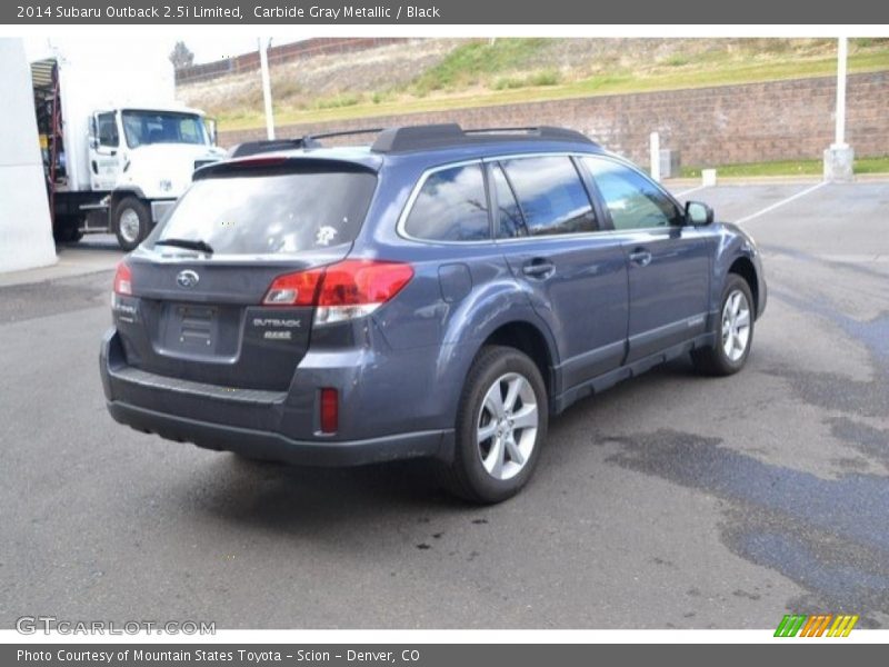 Carbide Gray Metallic / Black 2014 Subaru Outback 2.5i Limited