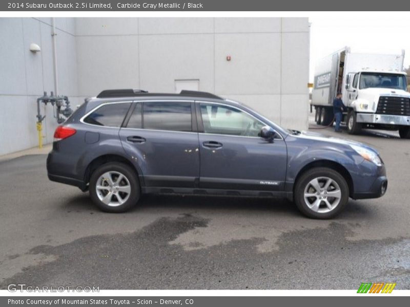 Carbide Gray Metallic / Black 2014 Subaru Outback 2.5i Limited
