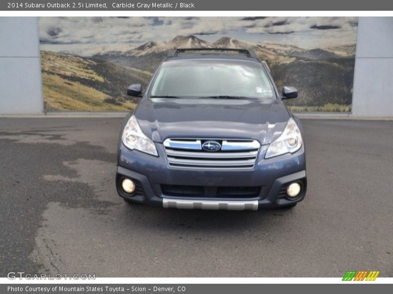 Carbide Gray Metallic / Black 2014 Subaru Outback 2.5i Limited