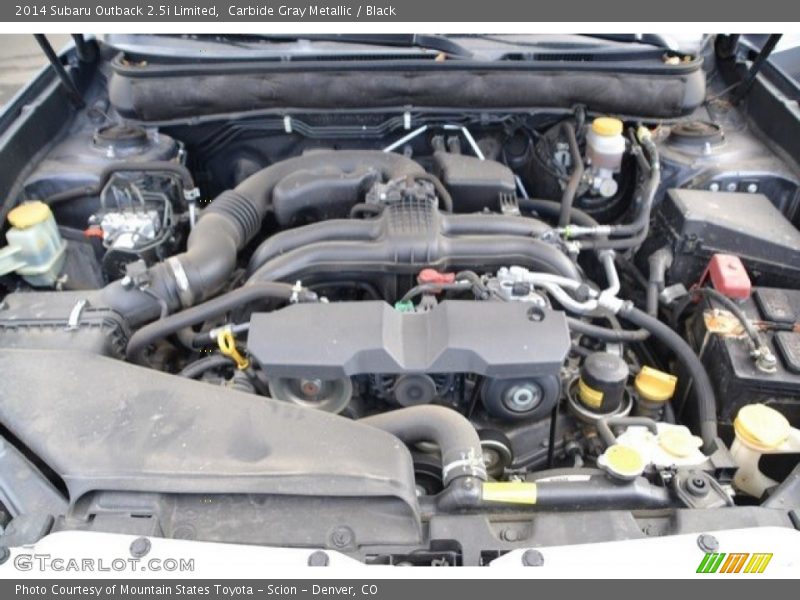 Carbide Gray Metallic / Black 2014 Subaru Outback 2.5i Limited