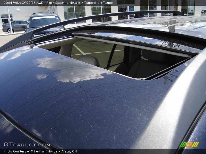 Black Sapphire Metallic / Taupe/Light Taupe 2004 Volvo XC90 T6 AWD