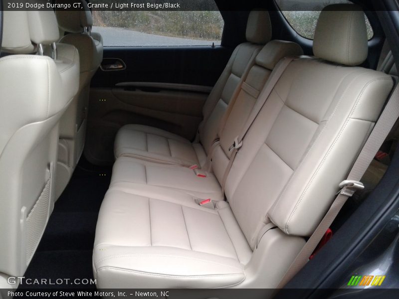 Rear Seat of 2019 Durango GT