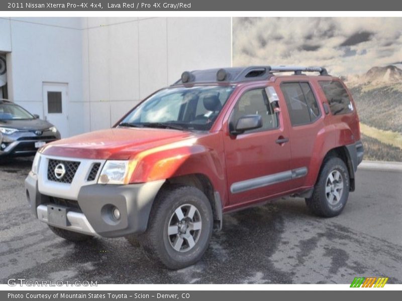 Lava Red / Pro 4X Gray/Red 2011 Nissan Xterra Pro-4X 4x4