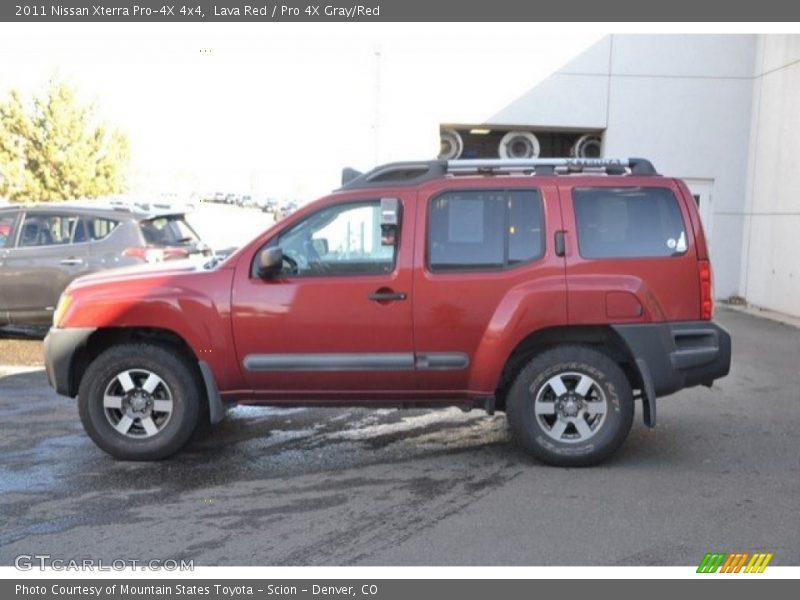 Lava Red / Pro 4X Gray/Red 2011 Nissan Xterra Pro-4X 4x4