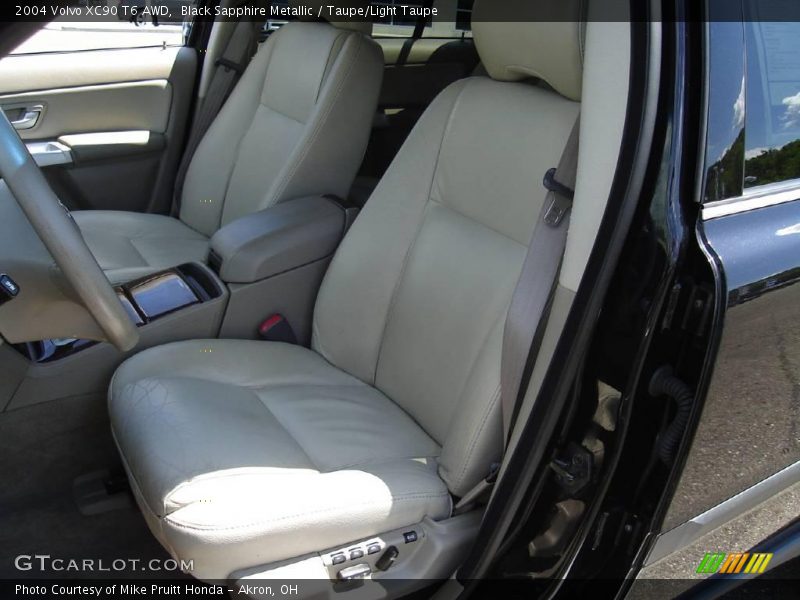 Black Sapphire Metallic / Taupe/Light Taupe 2004 Volvo XC90 T6 AWD