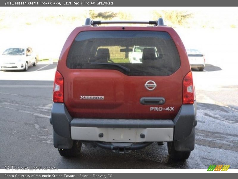 Lava Red / Pro 4X Gray/Red 2011 Nissan Xterra Pro-4X 4x4