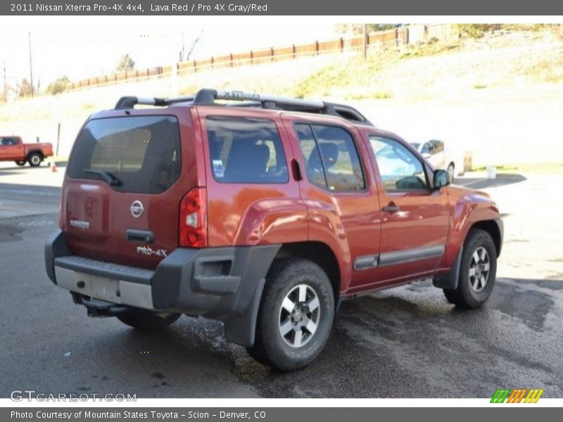 Lava Red / Pro 4X Gray/Red 2011 Nissan Xterra Pro-4X 4x4