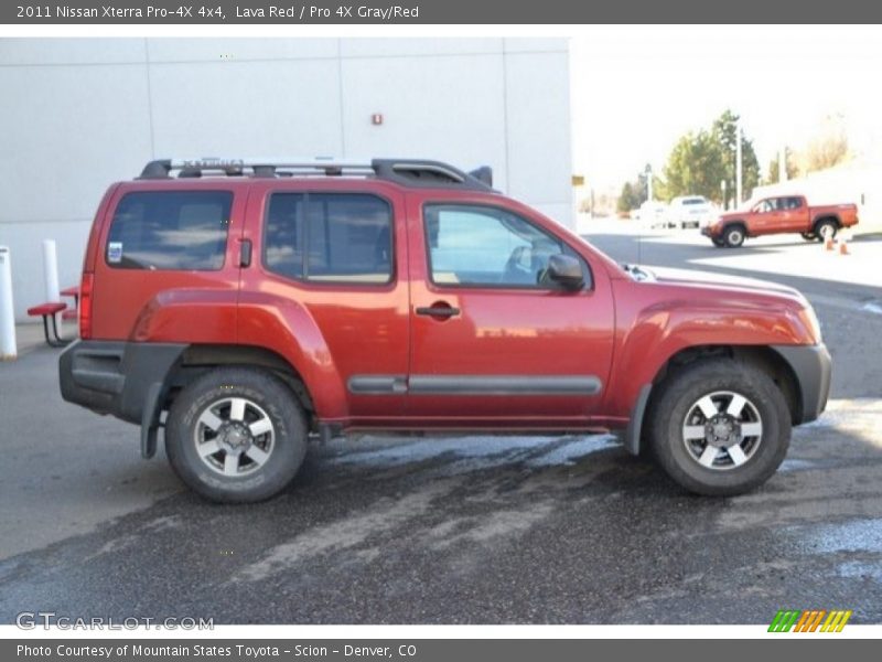 Lava Red / Pro 4X Gray/Red 2011 Nissan Xterra Pro-4X 4x4