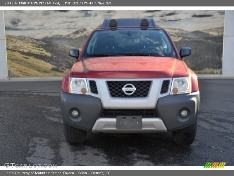 Lava Red / Pro 4X Gray/Red 2011 Nissan Xterra Pro-4X 4x4