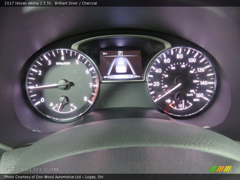 Brilliant Silver / Charcoal 2017 Nissan Altima 2.5 SV