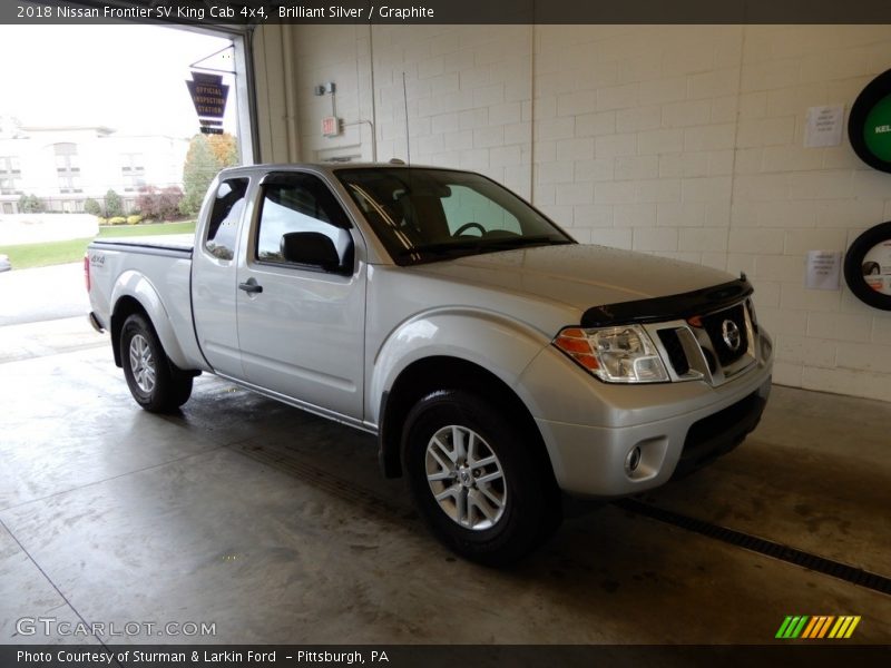 Brilliant Silver / Graphite 2018 Nissan Frontier SV King Cab 4x4