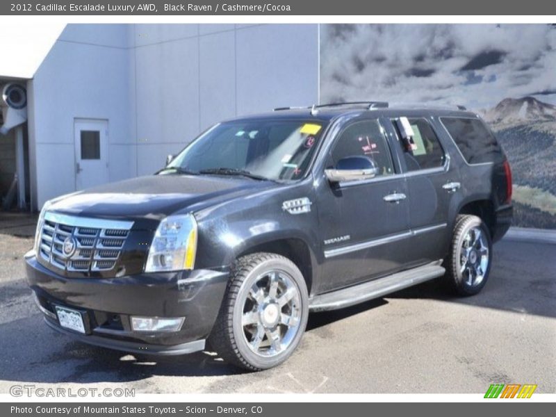 Black Raven / Cashmere/Cocoa 2012 Cadillac Escalade Luxury AWD