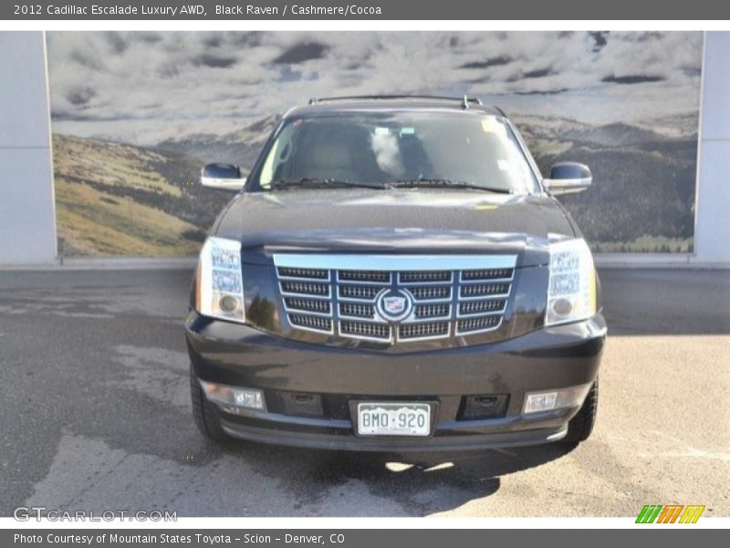 Black Raven / Cashmere/Cocoa 2012 Cadillac Escalade Luxury AWD