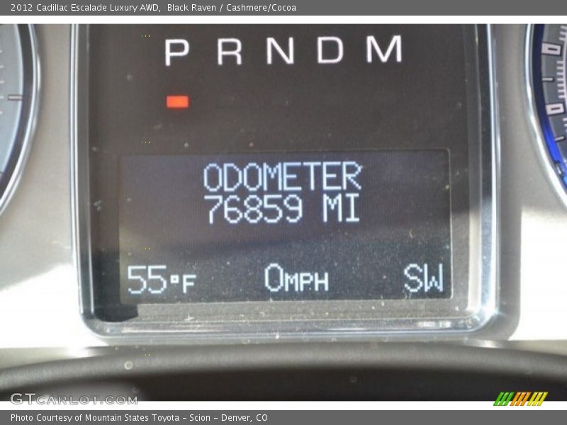 Black Raven / Cashmere/Cocoa 2012 Cadillac Escalade Luxury AWD