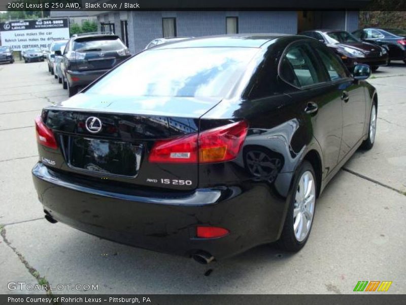 Black Onyx / Black 2006 Lexus IS 250 AWD