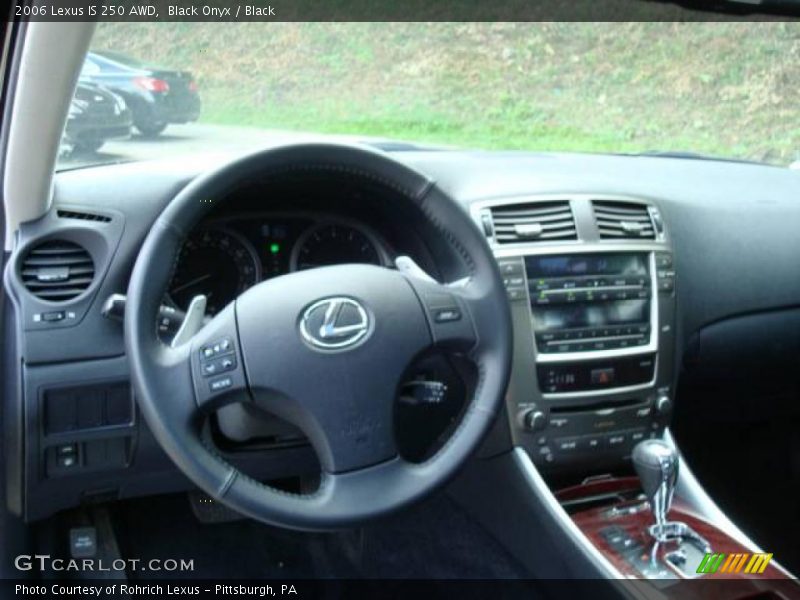 Black Onyx / Black 2006 Lexus IS 250 AWD