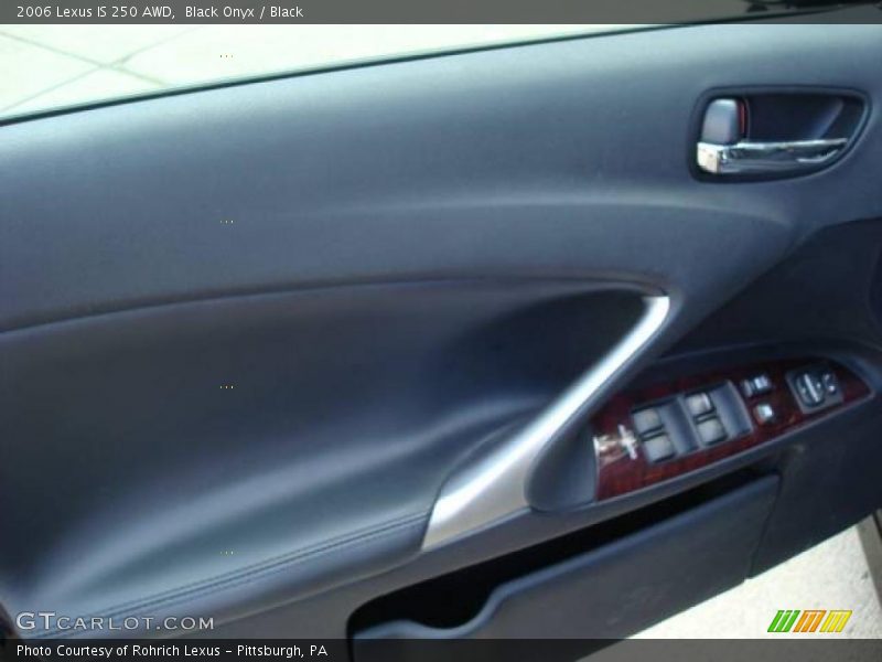 Black Onyx / Black 2006 Lexus IS 250 AWD