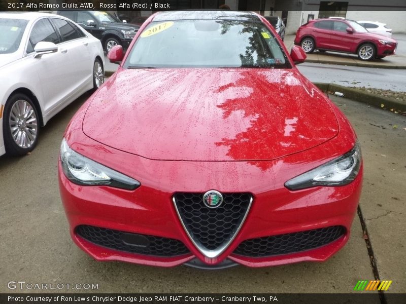 Rosso Alfa (Red) / Black 2017 Alfa Romeo Giulia AWD