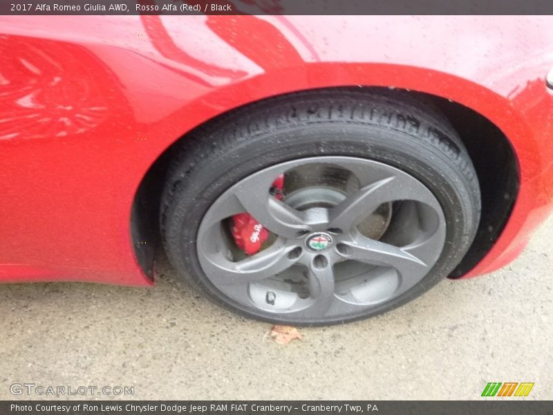 Rosso Alfa (Red) / Black 2017 Alfa Romeo Giulia AWD