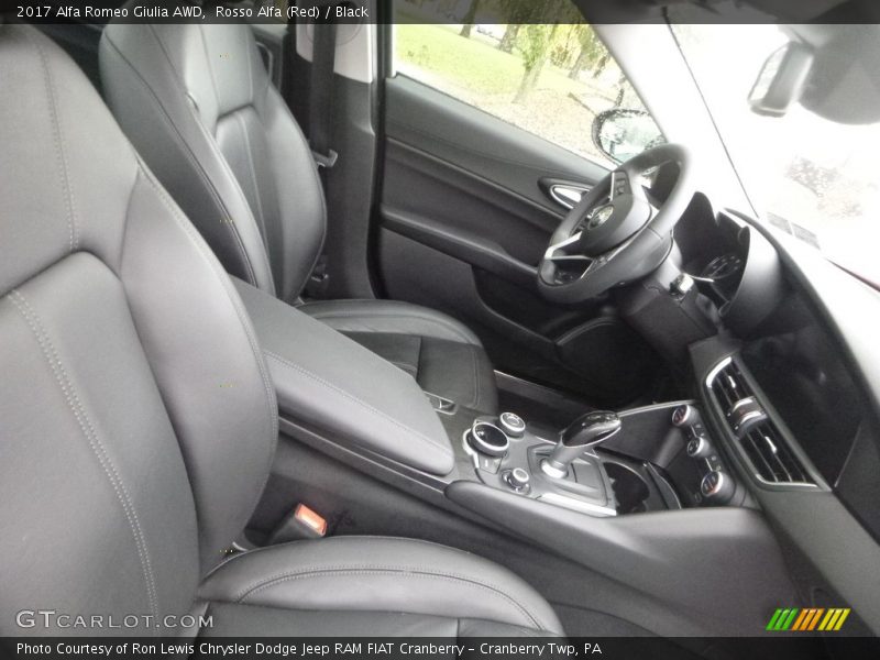 Rosso Alfa (Red) / Black 2017 Alfa Romeo Giulia AWD