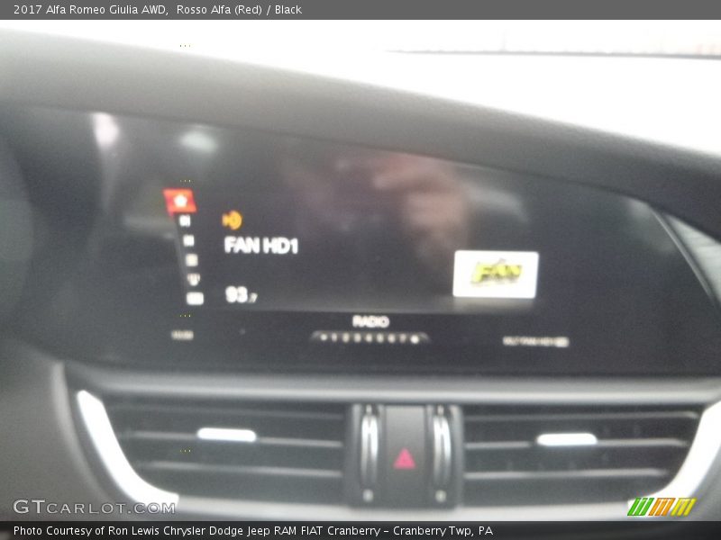 Rosso Alfa (Red) / Black 2017 Alfa Romeo Giulia AWD