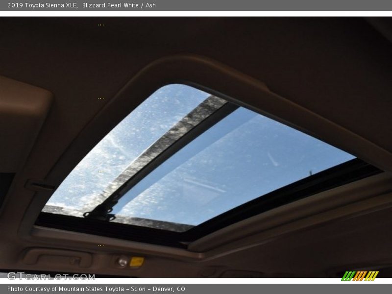 Blizzard Pearl White / Ash 2019 Toyota Sienna XLE