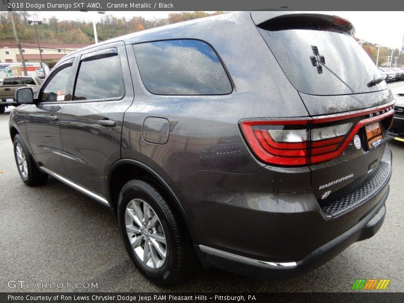 Granite Metallic / Black 2018 Dodge Durango SXT AWD