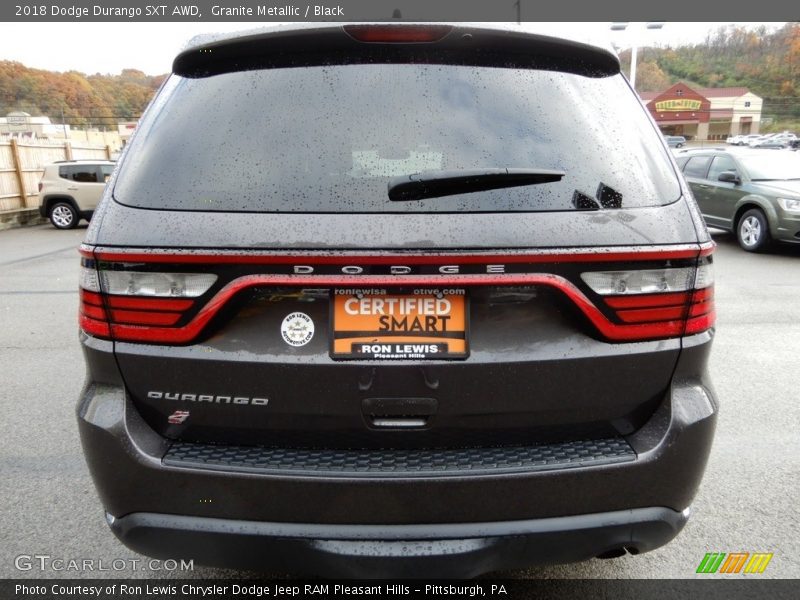 Granite Metallic / Black 2018 Dodge Durango SXT AWD