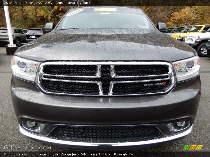 Granite Metallic / Black 2018 Dodge Durango SXT AWD