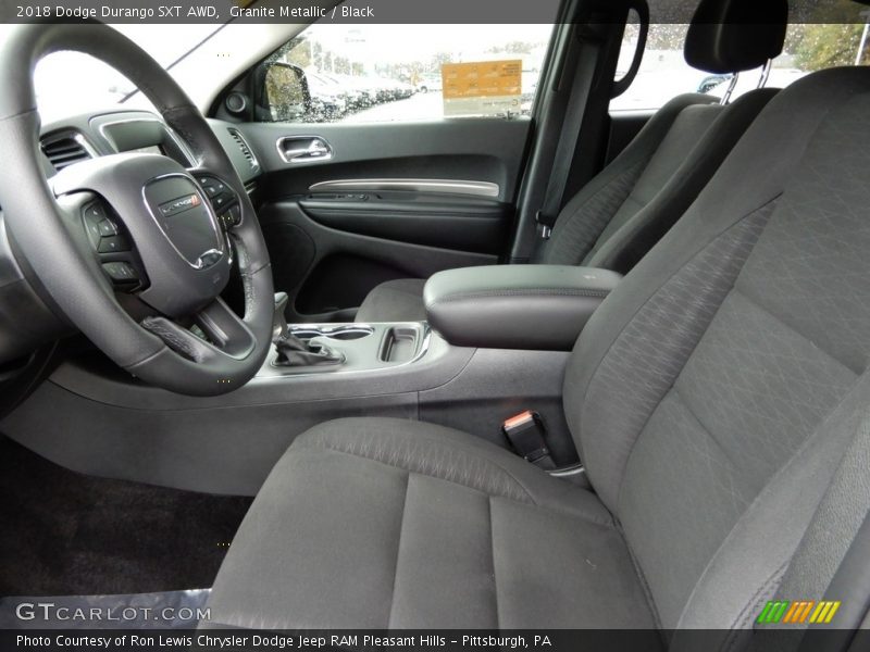 Granite Metallic / Black 2018 Dodge Durango SXT AWD