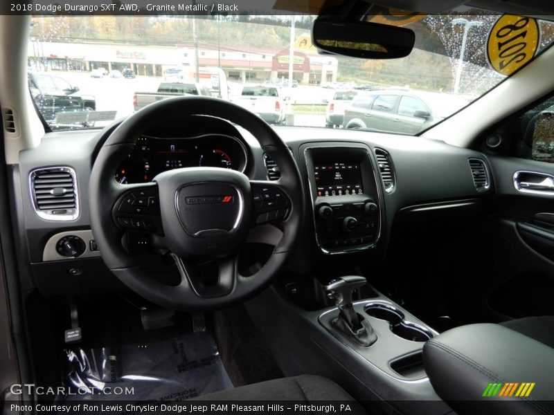 Granite Metallic / Black 2018 Dodge Durango SXT AWD