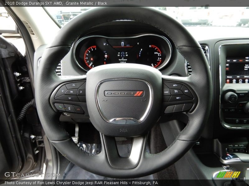 Granite Metallic / Black 2018 Dodge Durango SXT AWD